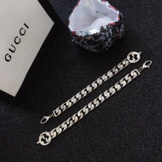 Gucci Interlocking G Crystal Circle Bracelet