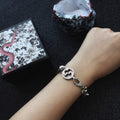 Gucci Interlocking G Crystal Circle Bracelet