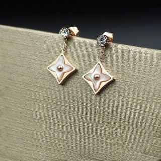 Louis Vuitton Star Blossom Pearl Drop Stud Earrings
