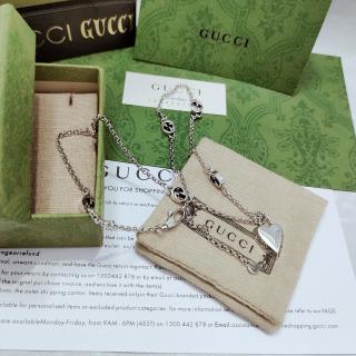 Gucci Interlocking G Double Chain Necklace