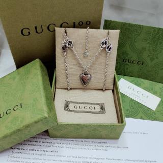 Gucci Interlocking G Double Chain Necklace