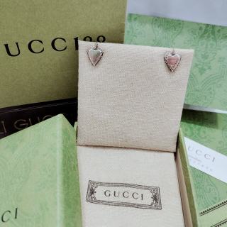 Gucci Mini GG Heart Stud Earrings