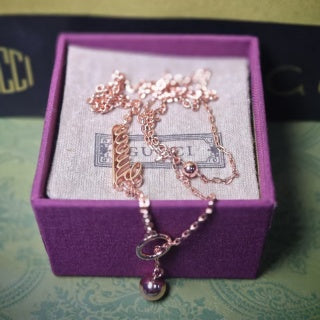 Gucci Layered Interlocking G Pendant Chain Necklace