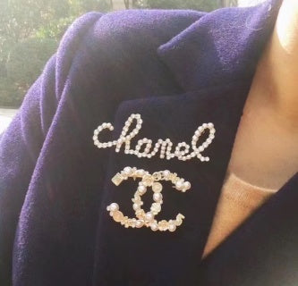 CHANEL Pearl Garden CC Floral Brooch