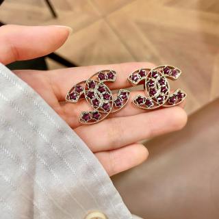 Chanel Elegant Openwork Signature Earrings