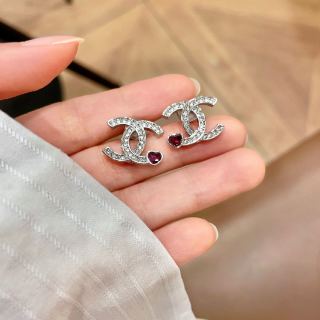 Chanel Elegant Signature CC Stud Earrings