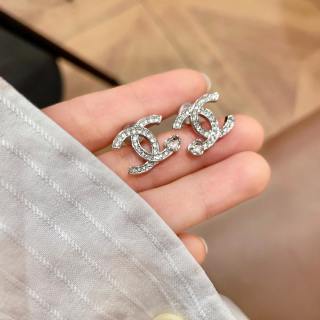 Chanel Elegant Signature CC Stud Earrings