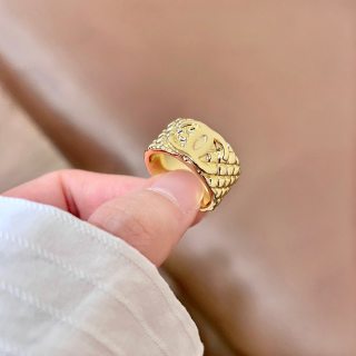 CHANEL Solenne Gold Heritage Ring
