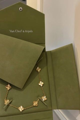 Van Cleef & Arpels Golden Meadow Ten Blossom Necklace