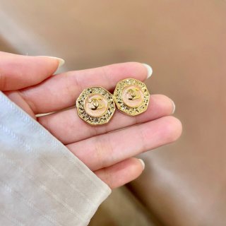 Chanel Classic Medallion CC Earrings