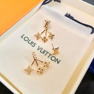 Louis Vuitton Blossom Flower Drop Earrings