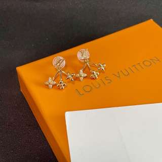 Louis Vuitton Blossom Flower Drop Earrings