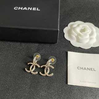CHANEL Halo Swing CC Drop Earrings