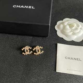 CHANEL Petal Parade CC Hoop Earrings