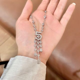 CHANEL Celestial Cascade CC Pendant Necklace