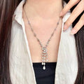 CHANEL Celestial Cascade CC Pendant Necklace