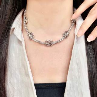 CHANEL Celestial Link Emblem Necklace