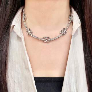 CHANEL Celestial Link Emblem Necklace