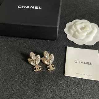CHANEL Butterfly Bloom CC Drop Earrings