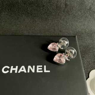 CHANEL Heart Glow Signature Stud Earrings