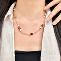 Chanel Summer Beaded Charm Necklace