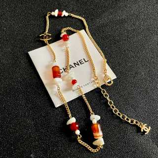 Chanel Summer Beaded Charm Necklace