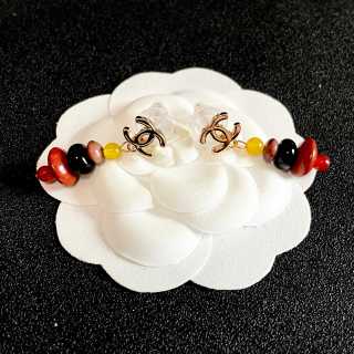 Chanel Bohemian Color Bead CC Bracelet