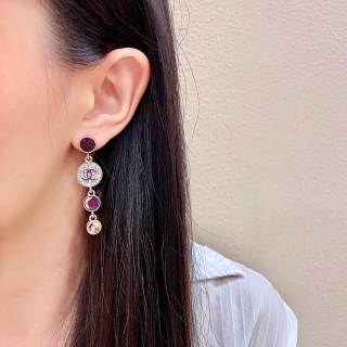 Chanel Delicate Pearl Charm Drop Earrings