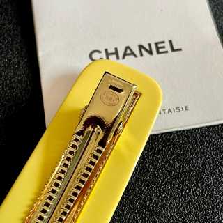 Chanel Vintage Letter Barrette Hair Clip