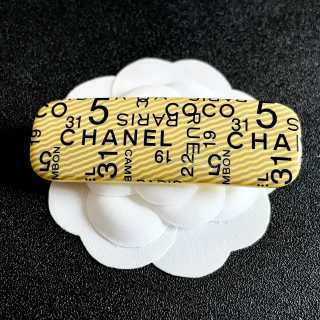 Chanel Vintage Letter Barrette Hair Clip