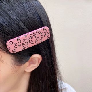Chanel Vintage Letter Barrette Hair Clip
