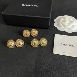 Chanel Classic Medallion CC Earrings