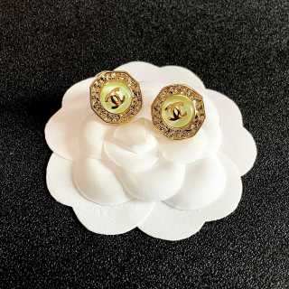 Chanel Classic Medallion CC Earrings