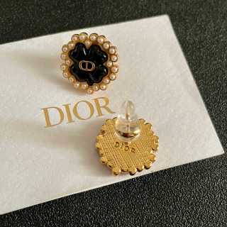 Dior Bloom Pearl Medallion Earrings