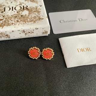 Dior Bloom Pearl Medallion Earrings
