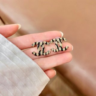 Chanel Artistic Crystal Statement Stud Earrings