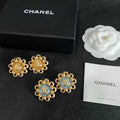 Chanel Timeless Bloom Stud Earrings