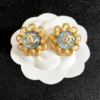 Chanel Timeless Bloom Stud Earrings
