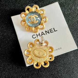 Chanel Timeless Bloom Stud Earrings