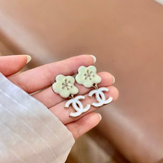 Chanel Timeless Flower Stud Earrings