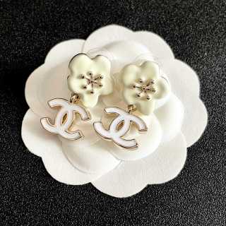 Chanel Timeless Flower Stud Earrings