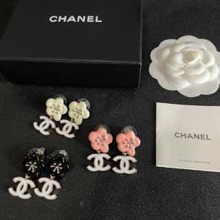 Chanel Timeless Flower Stud Earrings