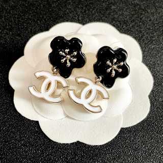 Chanel Timeless Flower Stud Earrings
