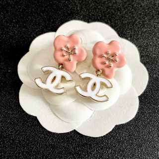 Chanel Timeless Flower Stud Earrings