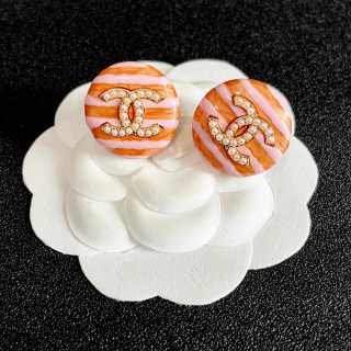 Chanel Artistic Round Stud Earrings