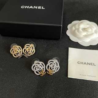 Chanel Timeless Bloom Rose Earrings