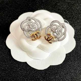 Chanel Timeless Bloom Rose Earrings