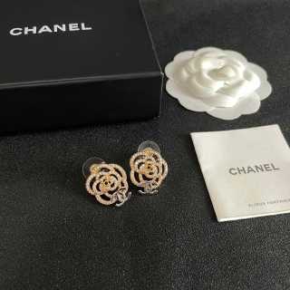 Chanel Timeless Bloom Rose Earrings