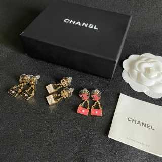 Chanel Romantic Ribbon Bow Earrings