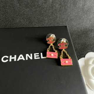 Chanel Romantic Ribbon Bow Earrings